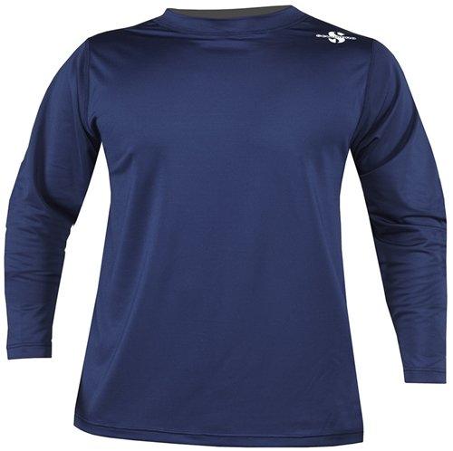 Scubapro Loose Fit Rash Guard Channel Flow Long Sleeve - Navy - Scuba Choice