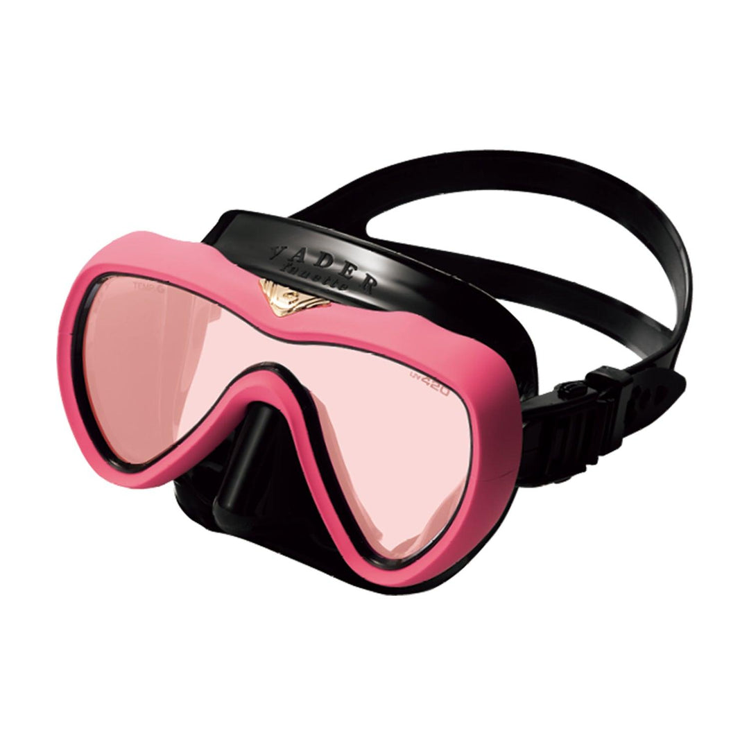 Gull Vader Fanette Black Silicone w/ Kobai Pink Frame - Scuba Choice