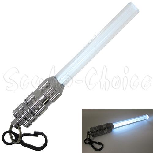 Scuba Diving Free Dive Spearfishing Safety Mini LED FLASHING Light Stick w/ Clip - Scuba Choice