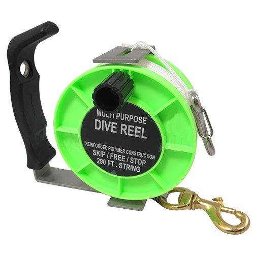 Scuba Choice Diving Stainless Steel Heavy Duty Multi-Purpose Dive Reel 290ft - Scuba Choice