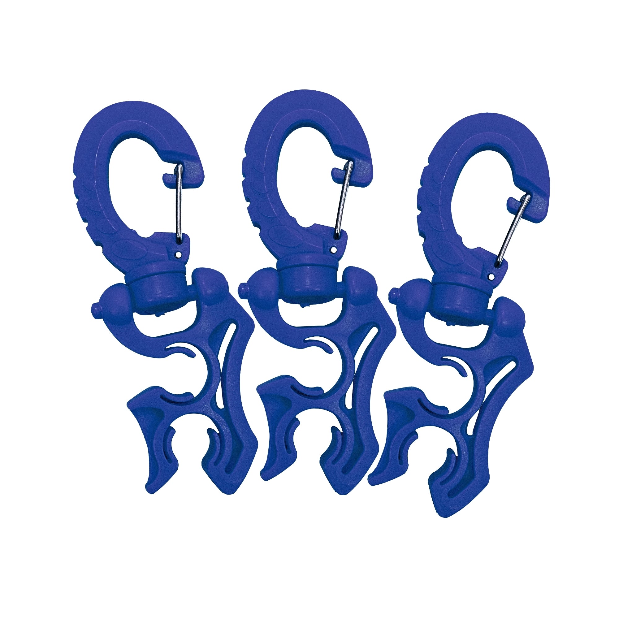 Scuba Choice Double Hose Holder Clip 3 Pack Bundle