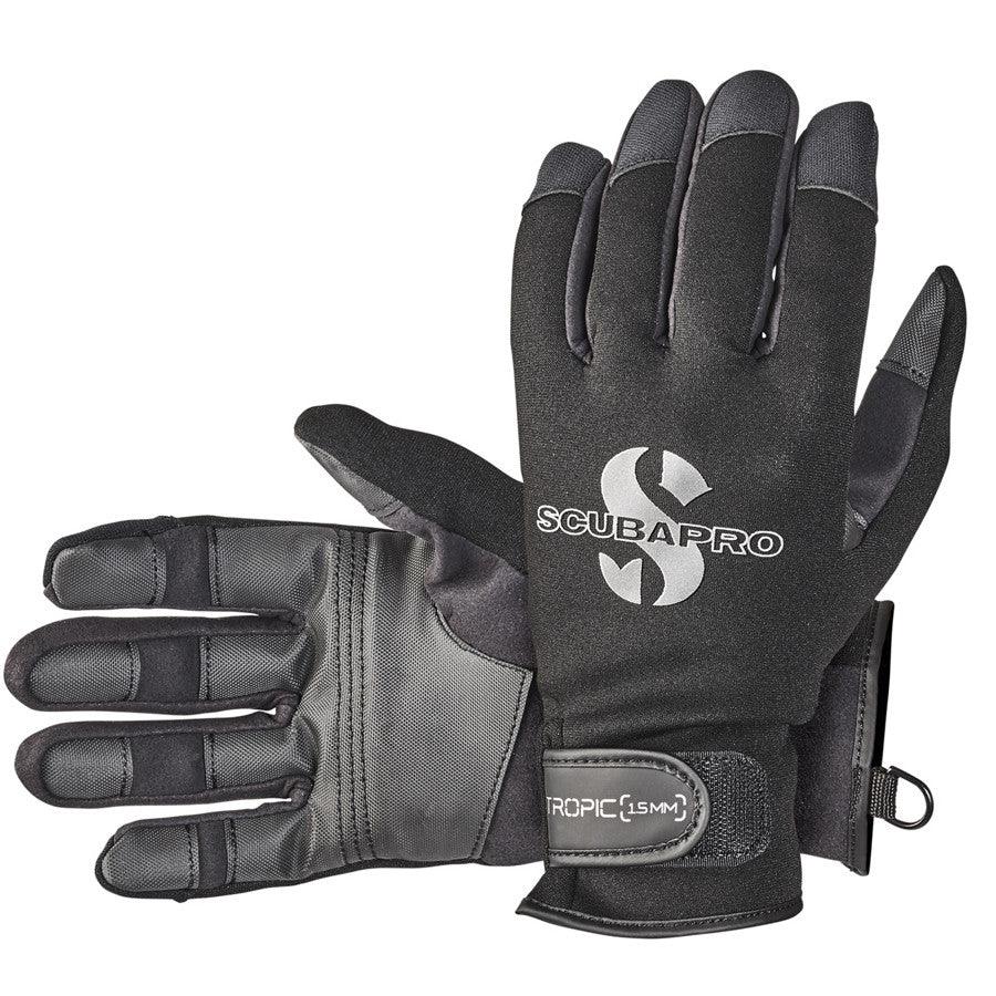 Tropic Gloves 1.5mm - Black - Scuba Choice