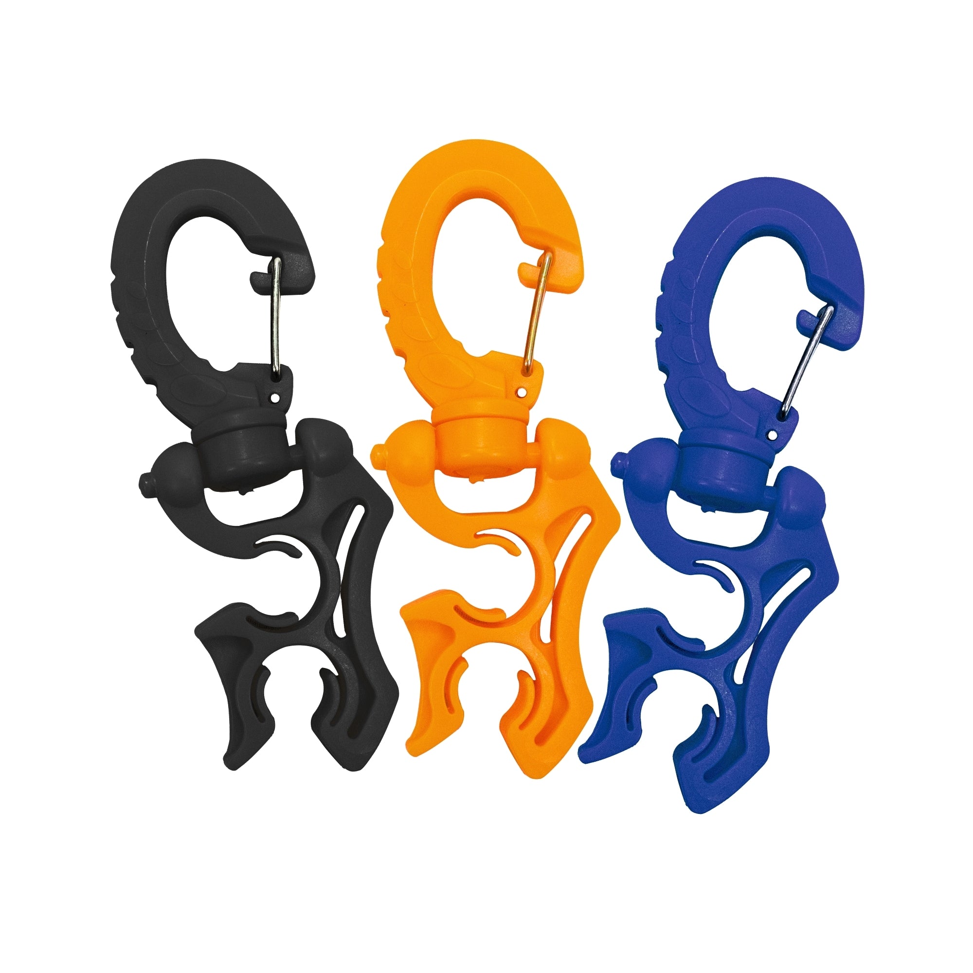 Scuba Choice Double Hose Holder Clip 3 Pack Bundle