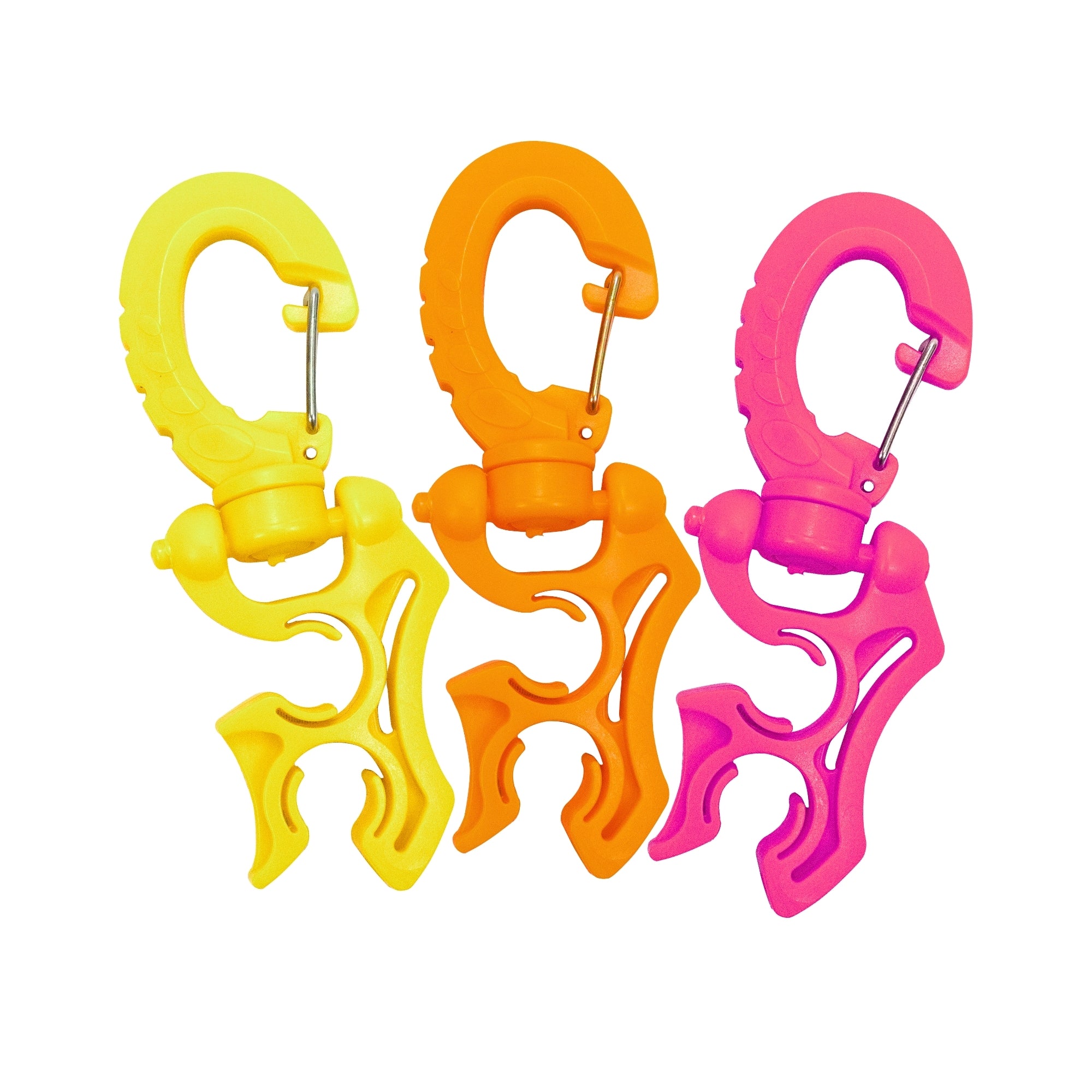 Scuba Choice Double Hose Holder Clip 3 Pack Bundle