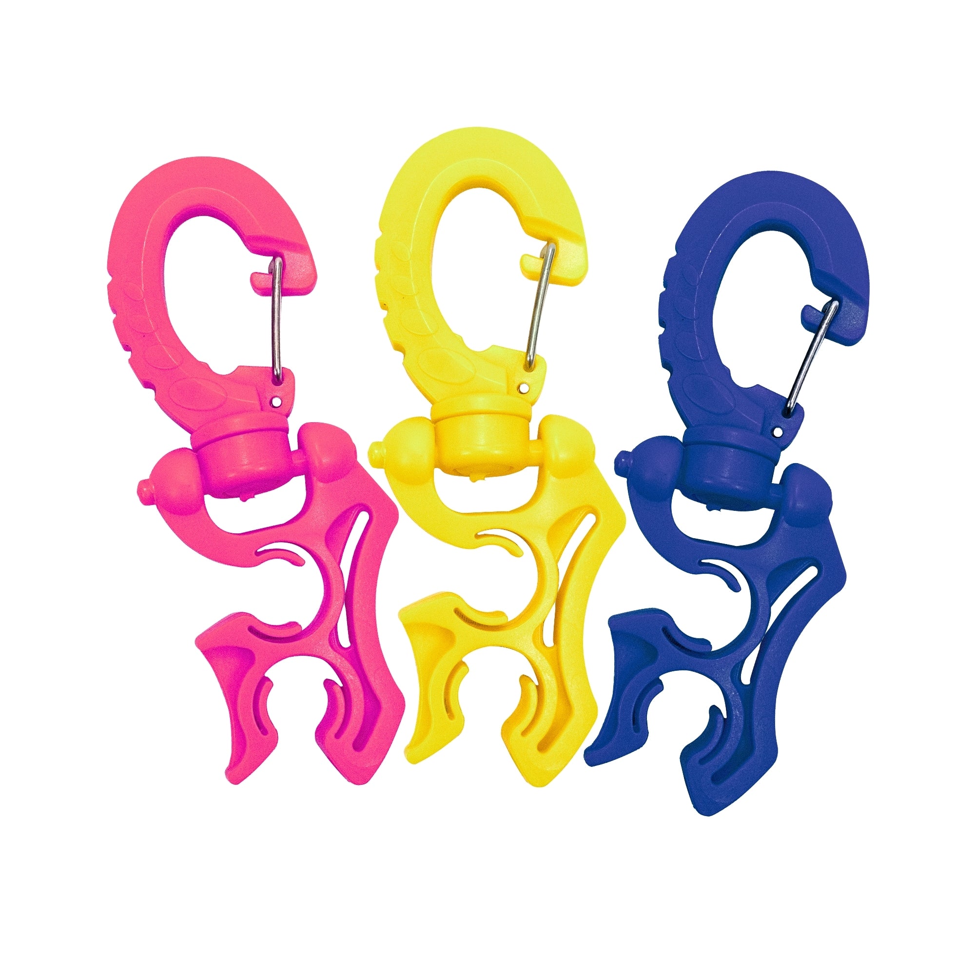 Scuba Choice Double Hose Holder Clip 3 Pack Bundle