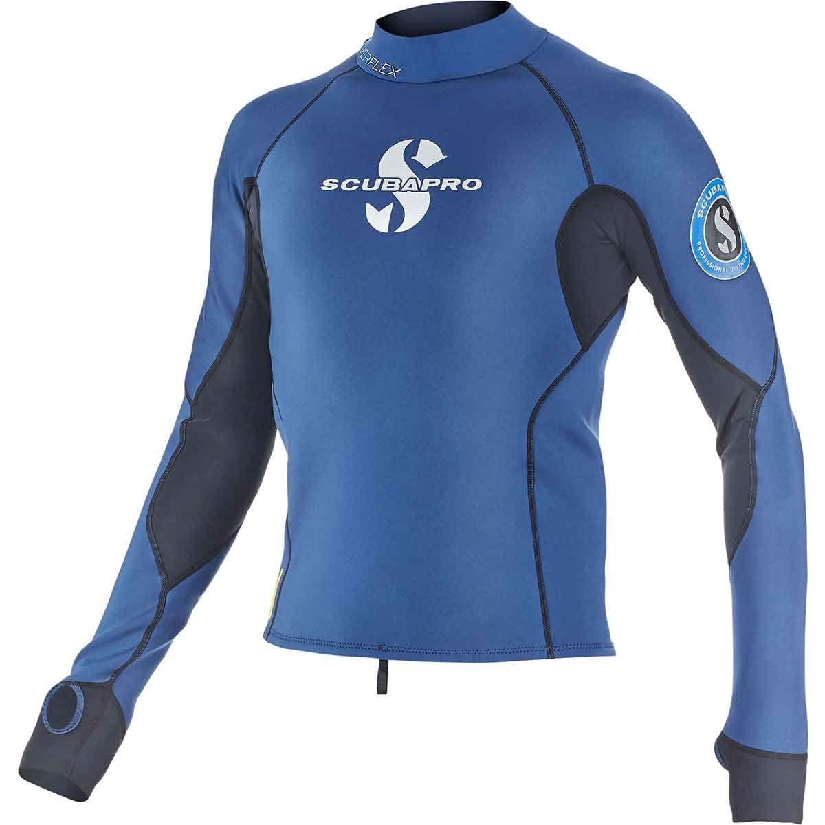 Scubapro Everflex 1.5mm Mens Long Sleeve Rash Guard Aegean - Scuba Choice