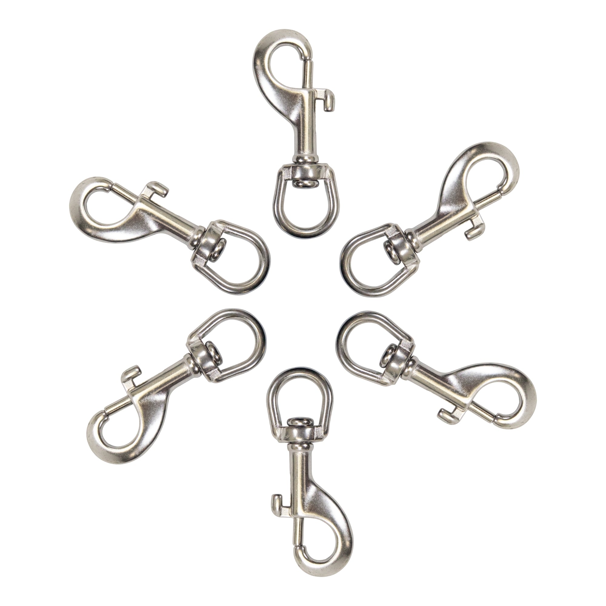Scuba Choice Marine Grade Clip Stainless Steel Swivel Eye Bolt Snap 3.25"