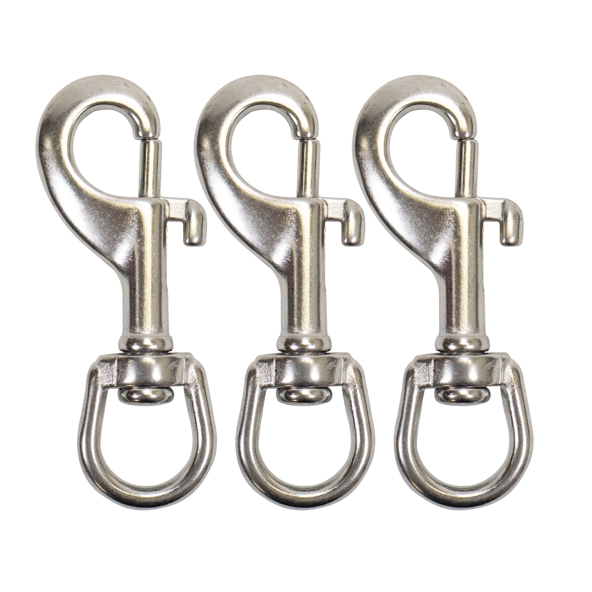 Scuba Choice Marine Grade Clip Stainless Steel Swivel Eye Bolt Snap 3.25"