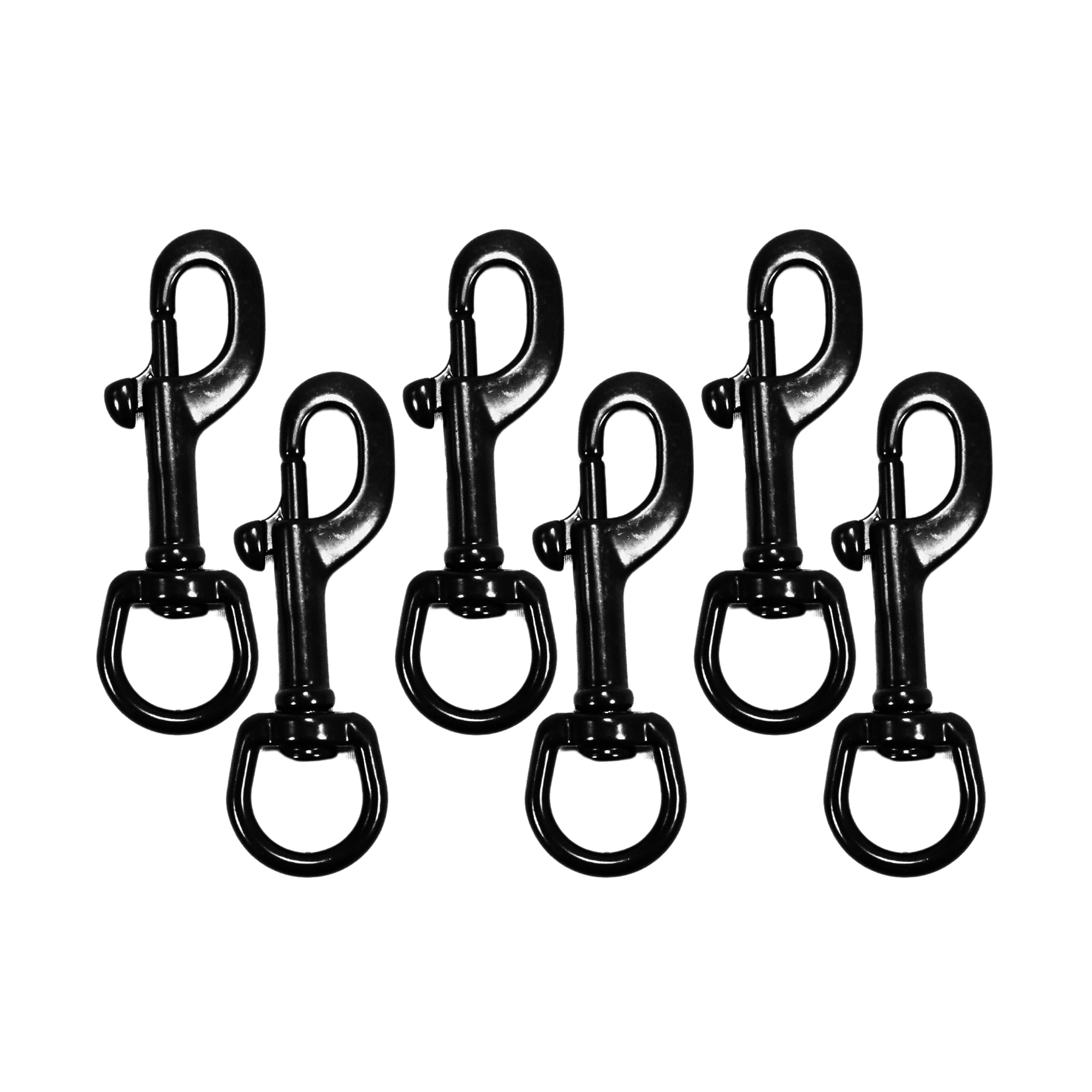 Scuba Choice Boat Marine Black Clip Stainless Steel Swivel Eye Bolt Snap 107mm