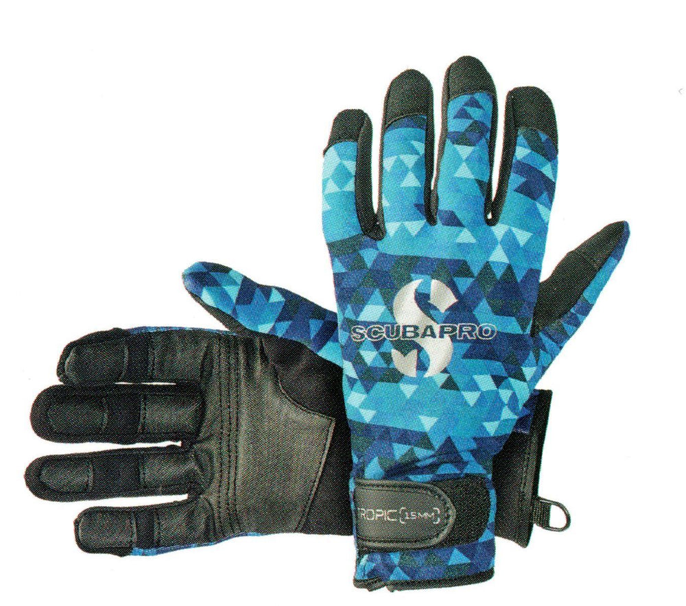 Tropic Gloves 1.5 mm - Aegean (Blue) - Scuba Choice