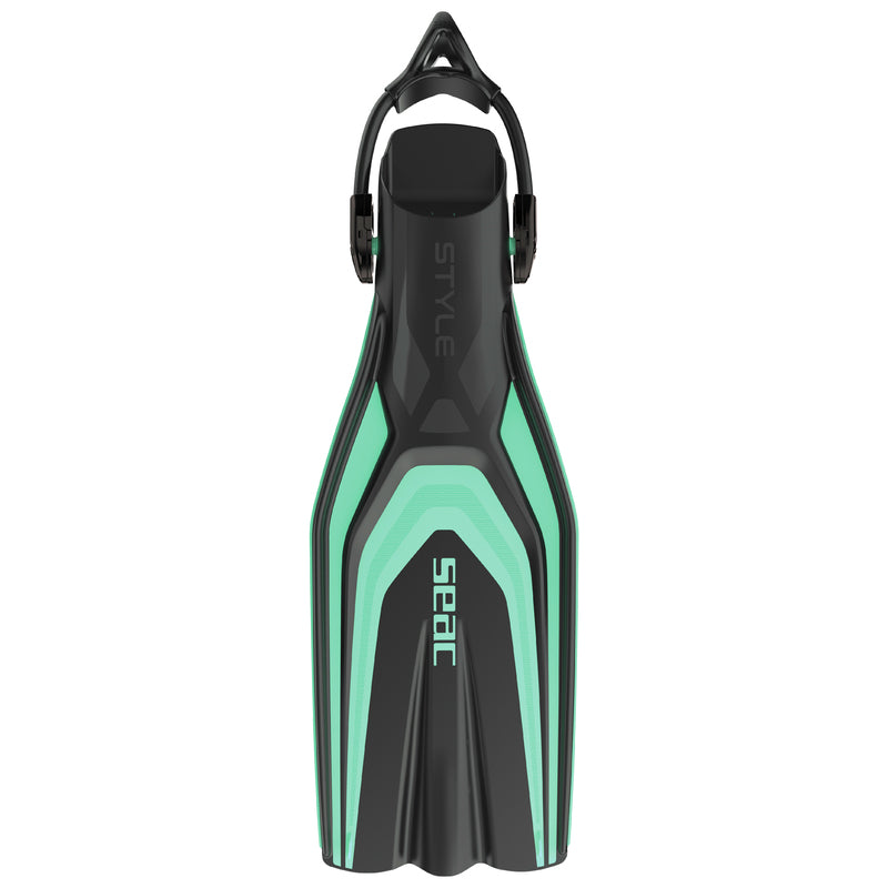 SEAC OPEN HEEL FIN STYLE SLING STRAP TIFFANY BLUE