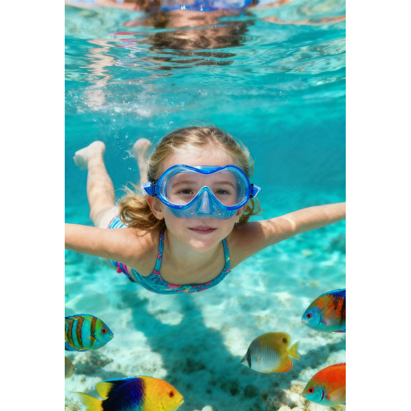 Seac Baia Snorkeling Mask for Kids Age 4-8 Years