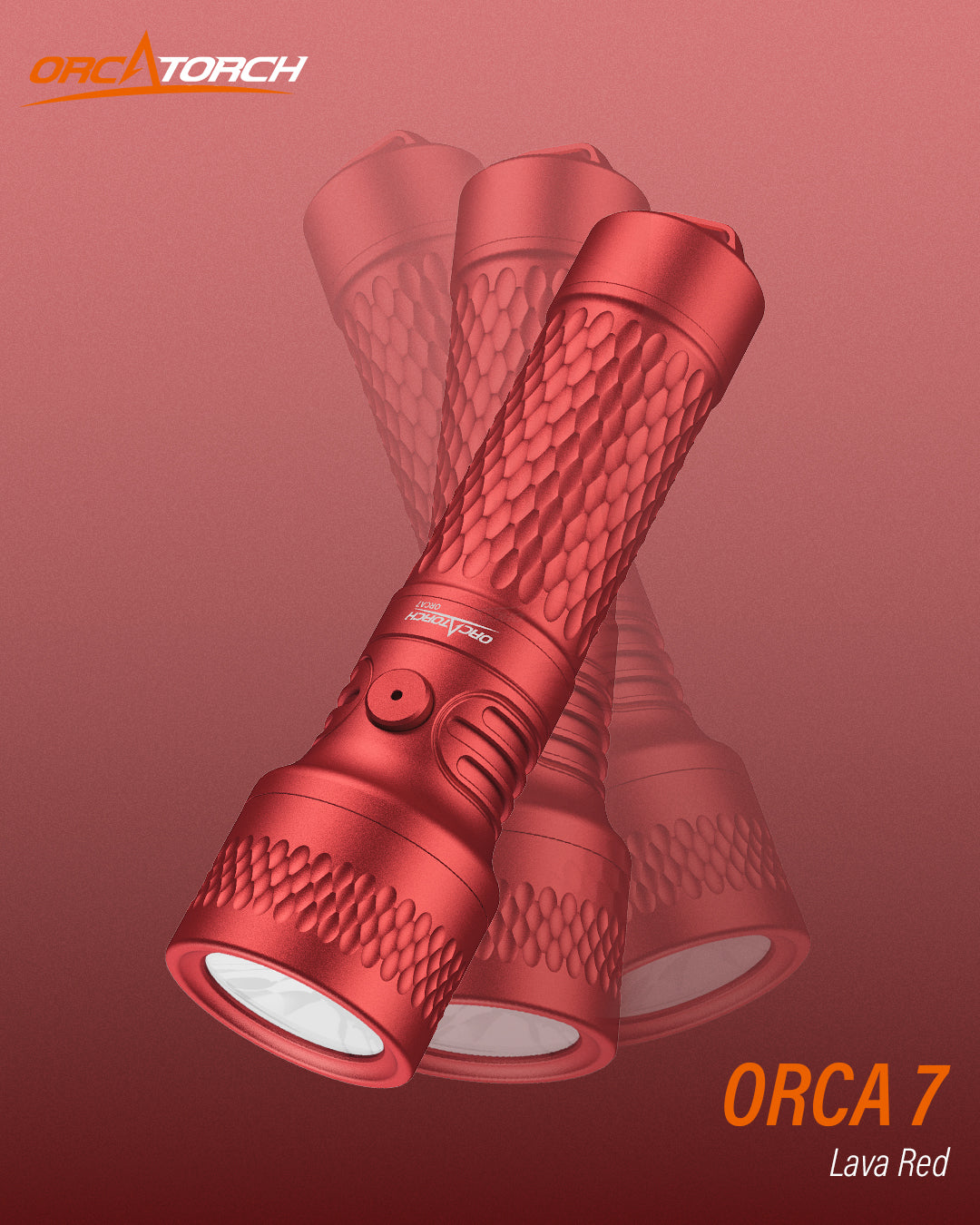 OrcaTorch ORCA7 Compact Backup Dive Light 3000 Lumens