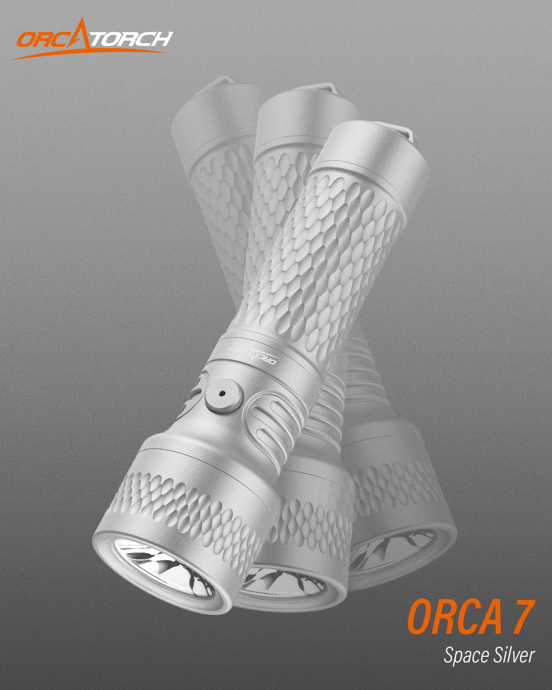 OrcaTorch ORCA7 Compact Backup Dive Light 3000 Lumens