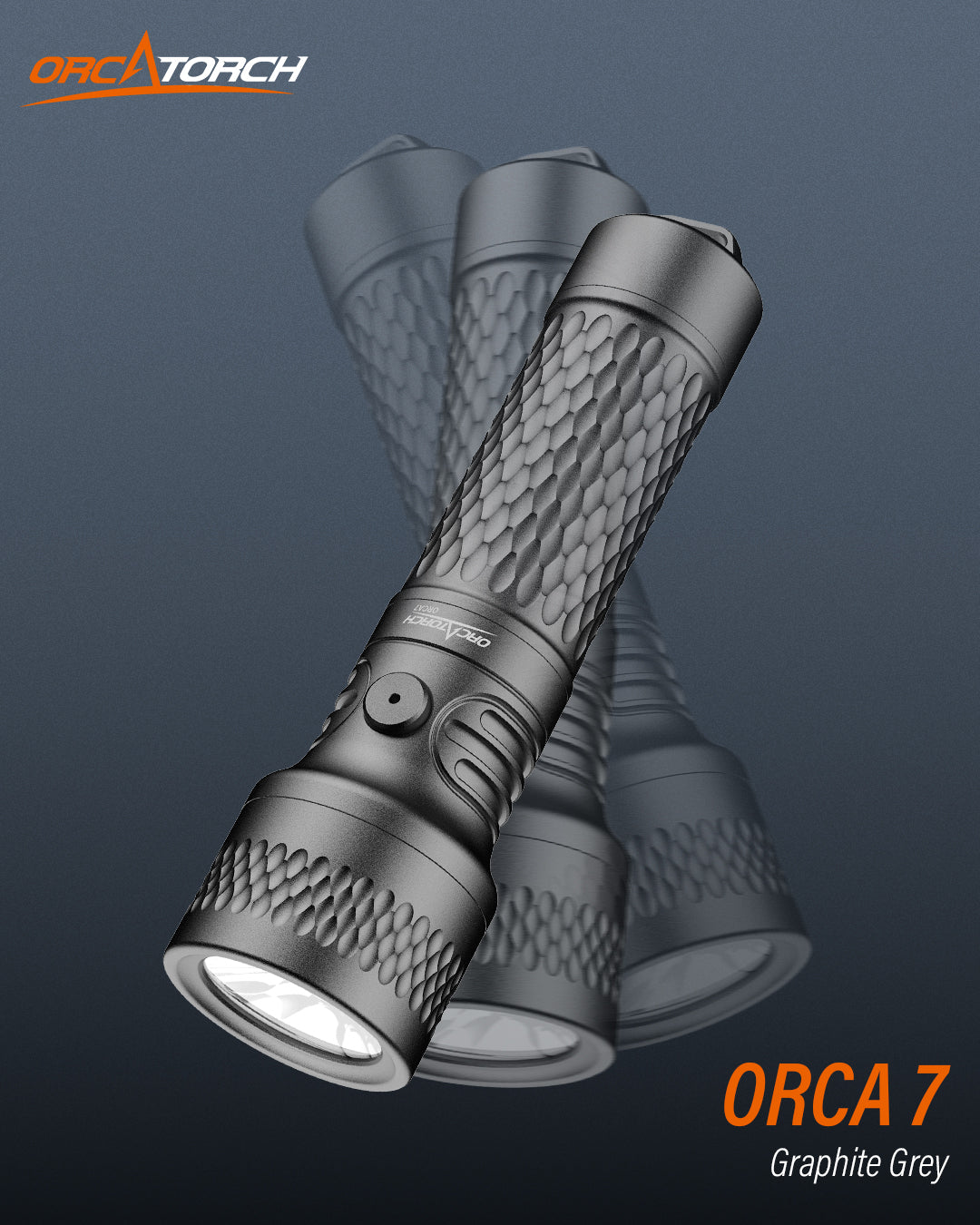 OrcaTorch ORCA7 Compact Backup Dive Light 3000 Lumens