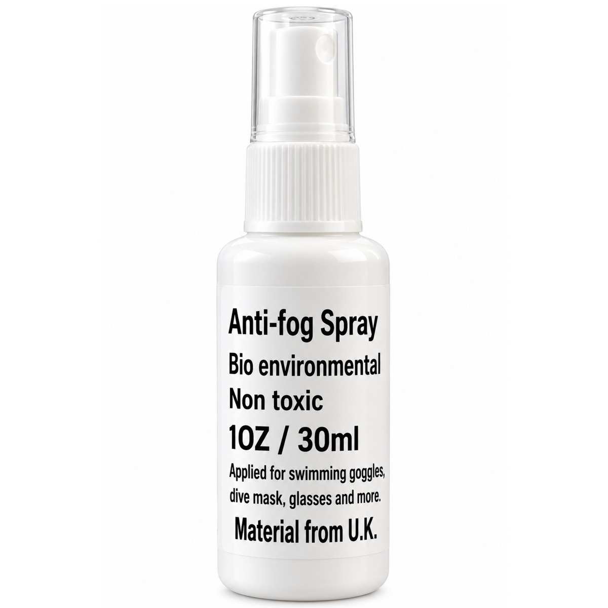 Scuba Diving Mask Anti-Fog Spray – 1 oz (30ml)