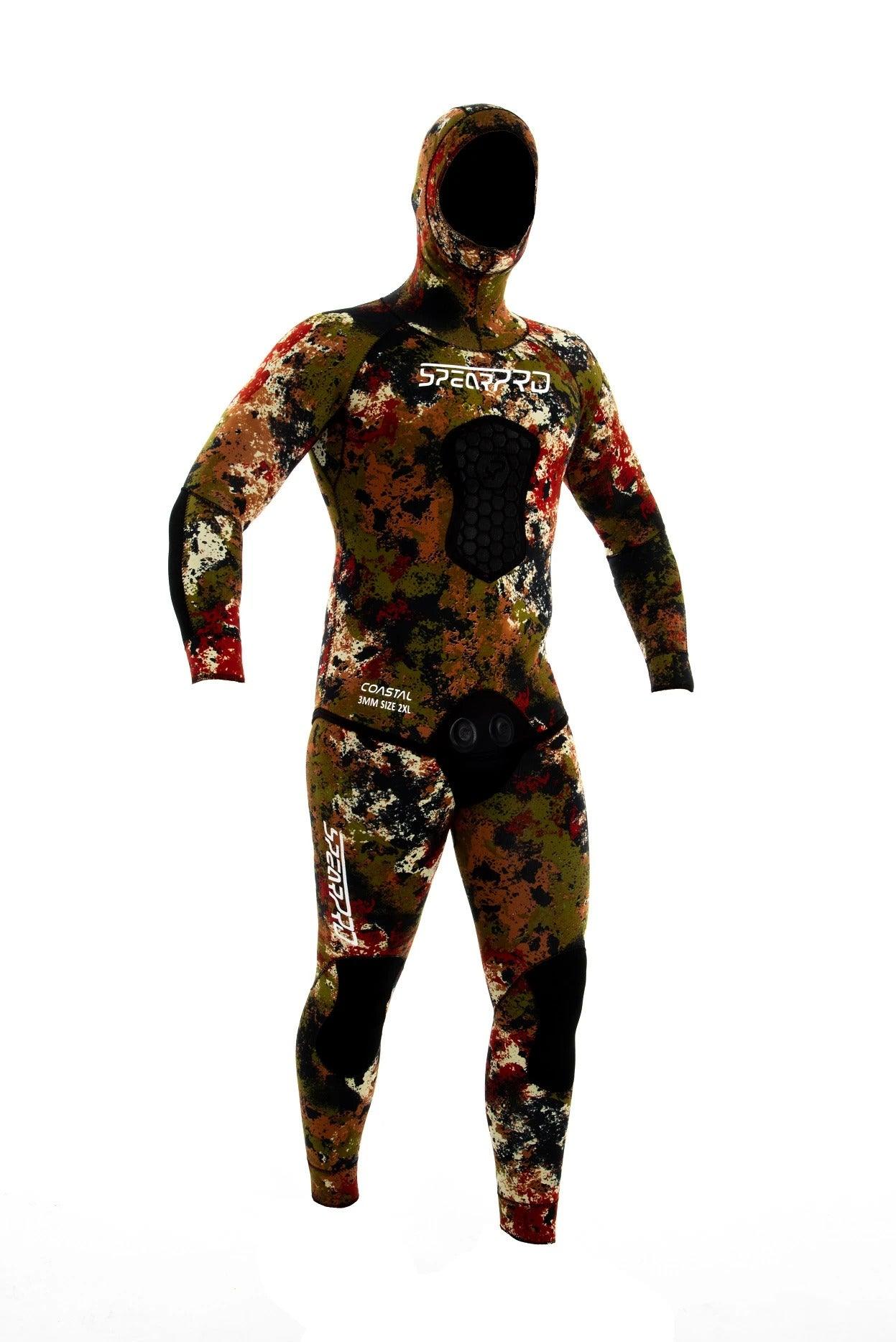 Maverick SpearPro Coastal Camo Wetsuit 5mm - Scuba Choice