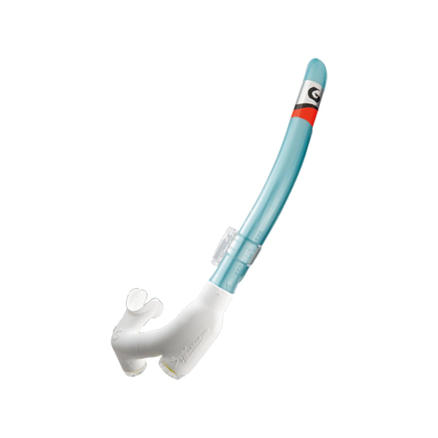 Gull Super Bullet Mini White Silicone Snorkel - Scuba Choice