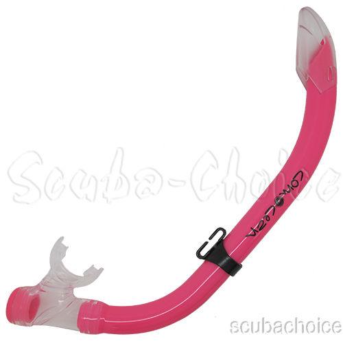 Comocean Youth Kids Purged Snorkeling Snorkel w/ Clear Splash Guard - Scuba Choice