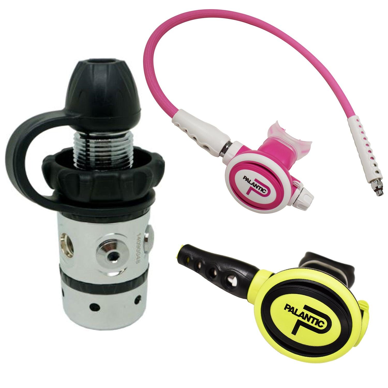 Palantic AS101 DIN/SCAS2061"Travel Lite" Adjustable Regulator & Octopus Combo - Scuba Choice