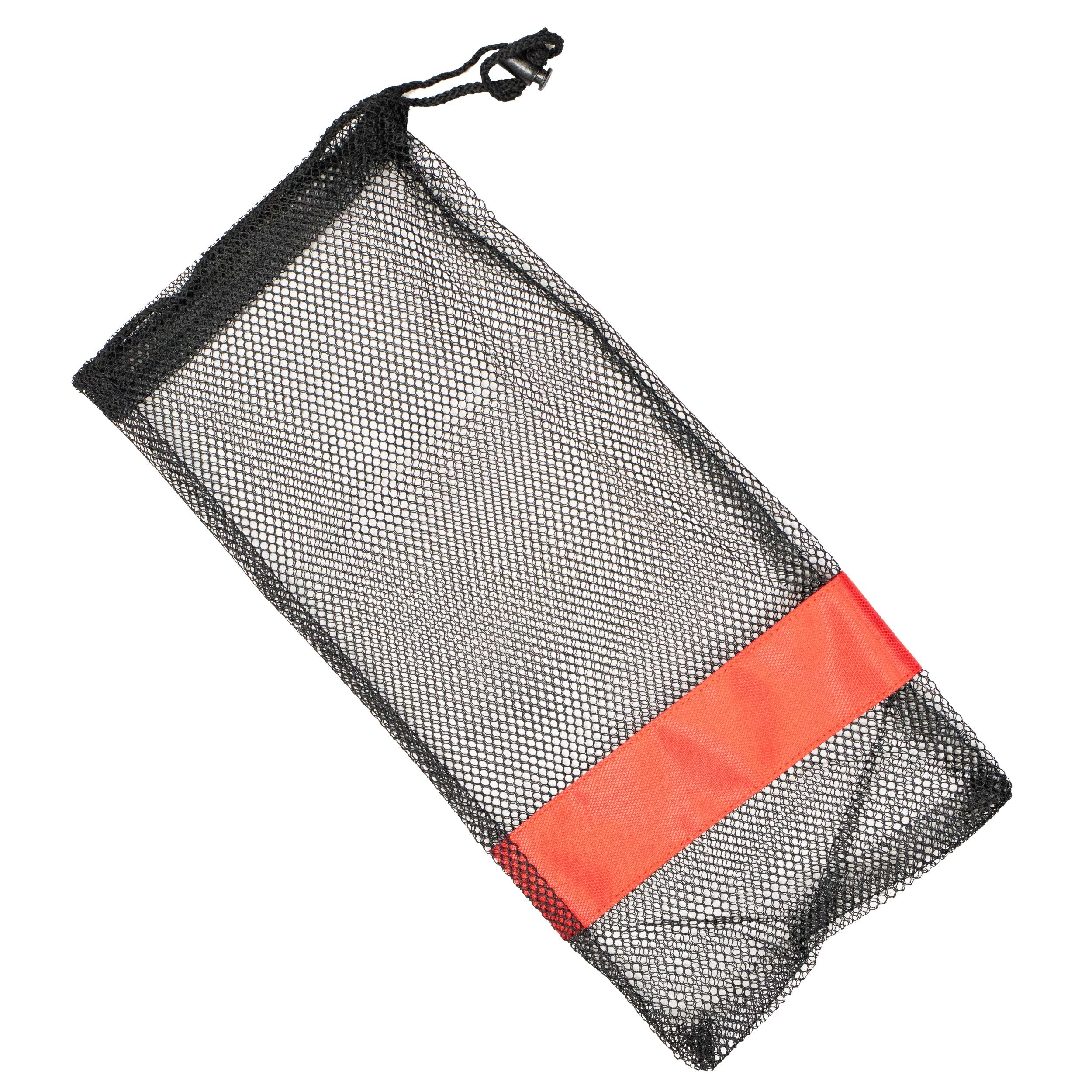 Scuba Choice Diving Snorkeling Drawstring Mesh Bag w/ Red Bar- 19" x 9"