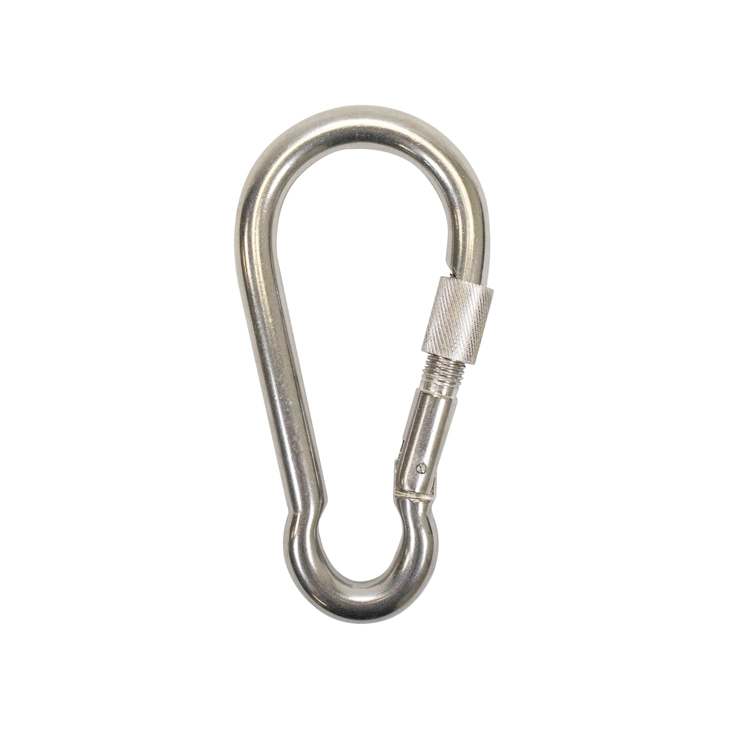 Scuba Choice Boat Marine Clip 16cm SS Snap Hook Carabiner W/ Screw 25mm Opening