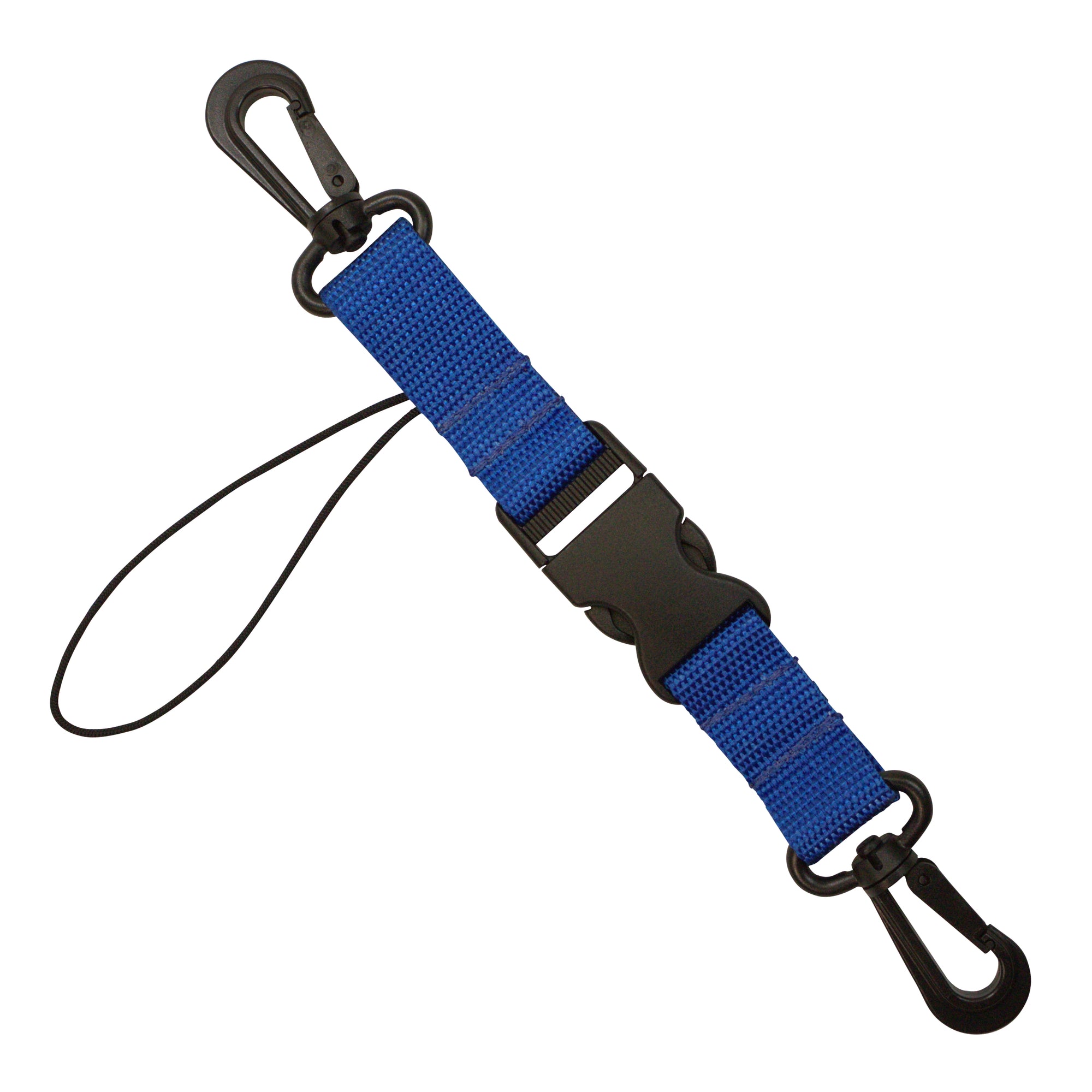 Scuba Diving Lanyard with Dual Clips & Quick Release Buckle