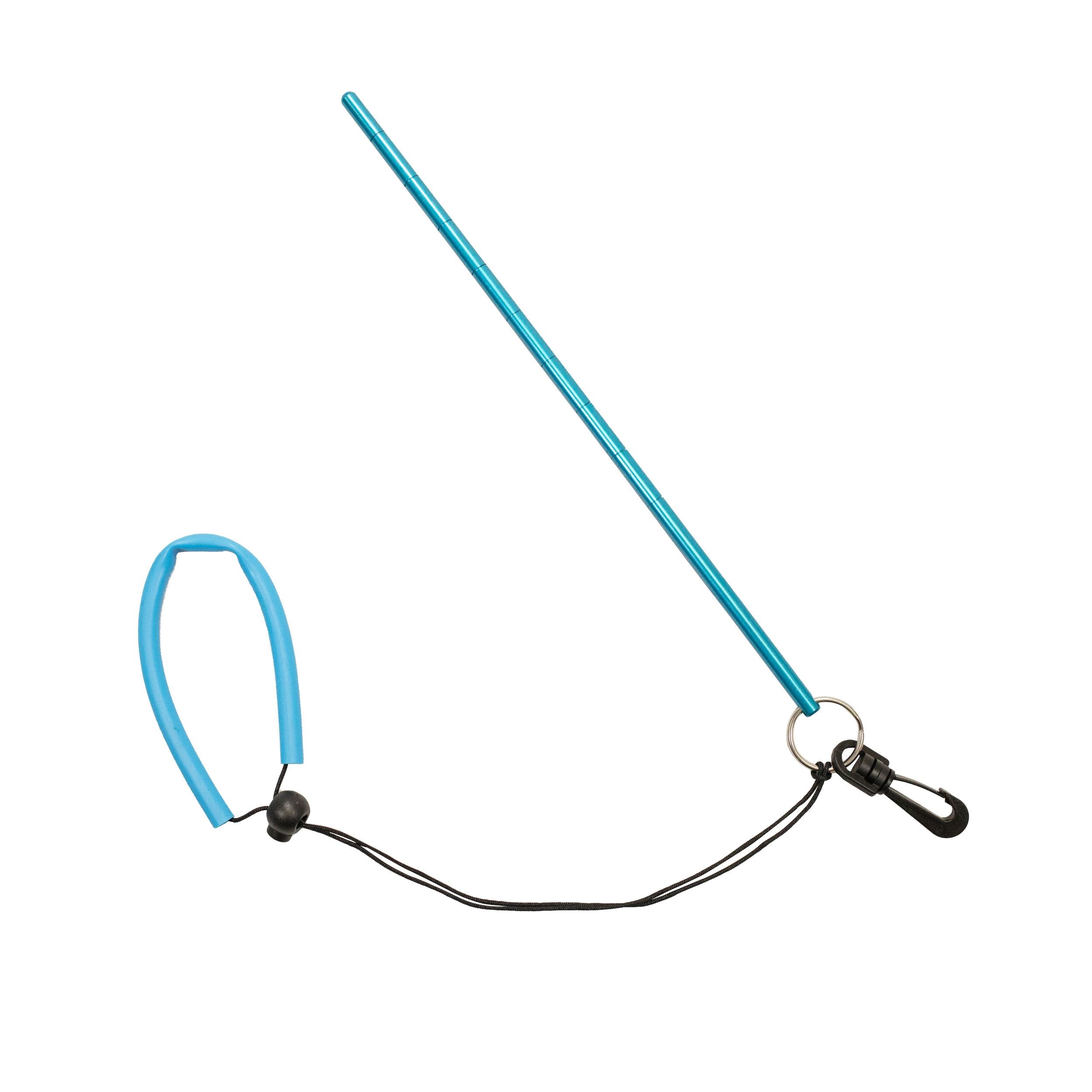 Scuba Diving 13" Aluminum Lobster Tickle Pointer Stick w/ Measurement & Lanyard