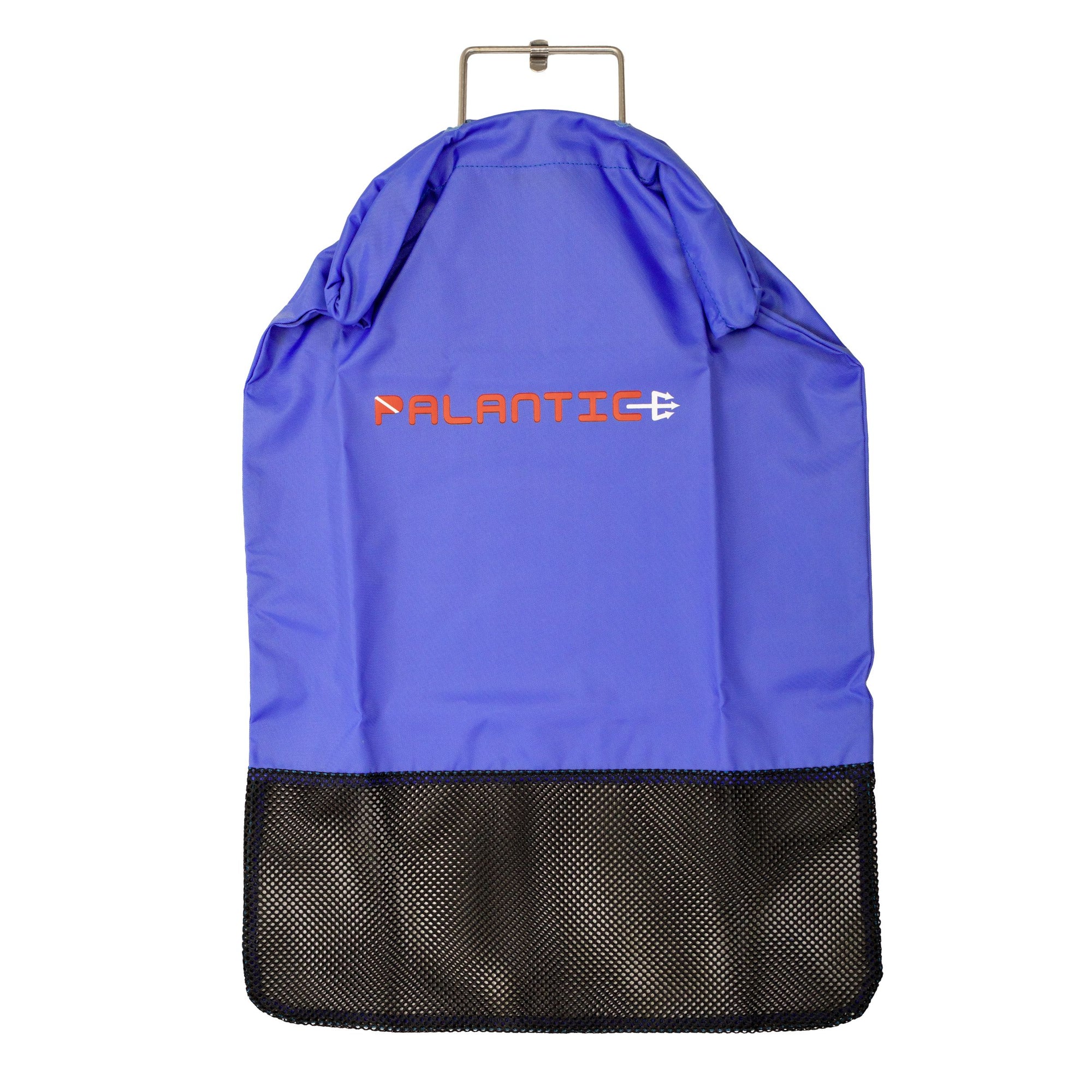 Palantic Blue Lobster Fish Catch Gear Nylon Game Bag Net with SS Handle