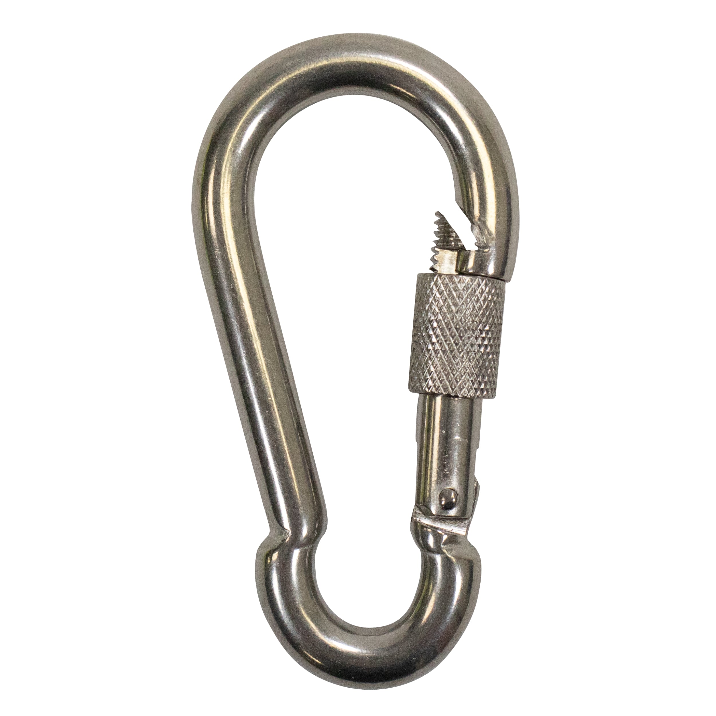Boat Marine Clip 9cm Stainless Steel Snap Hook Carabiner W/ Screw 10mm Opening