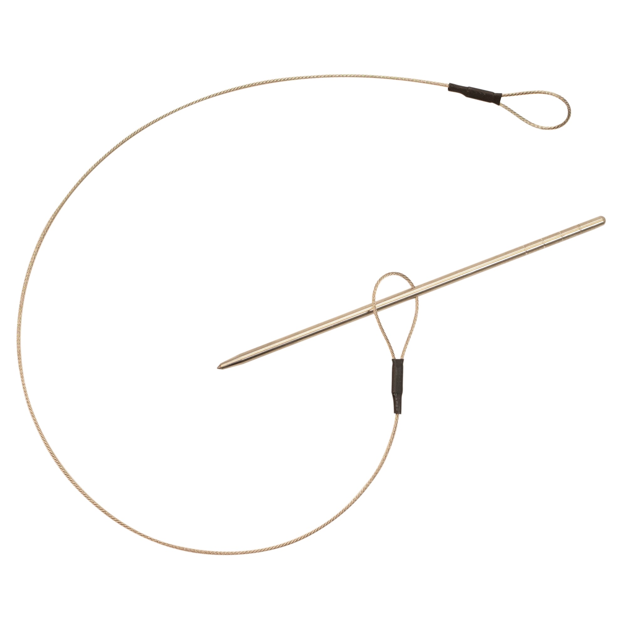 Spearfishing Compact Stainless Steel Fish Stringer Cable & 4.75" Rod