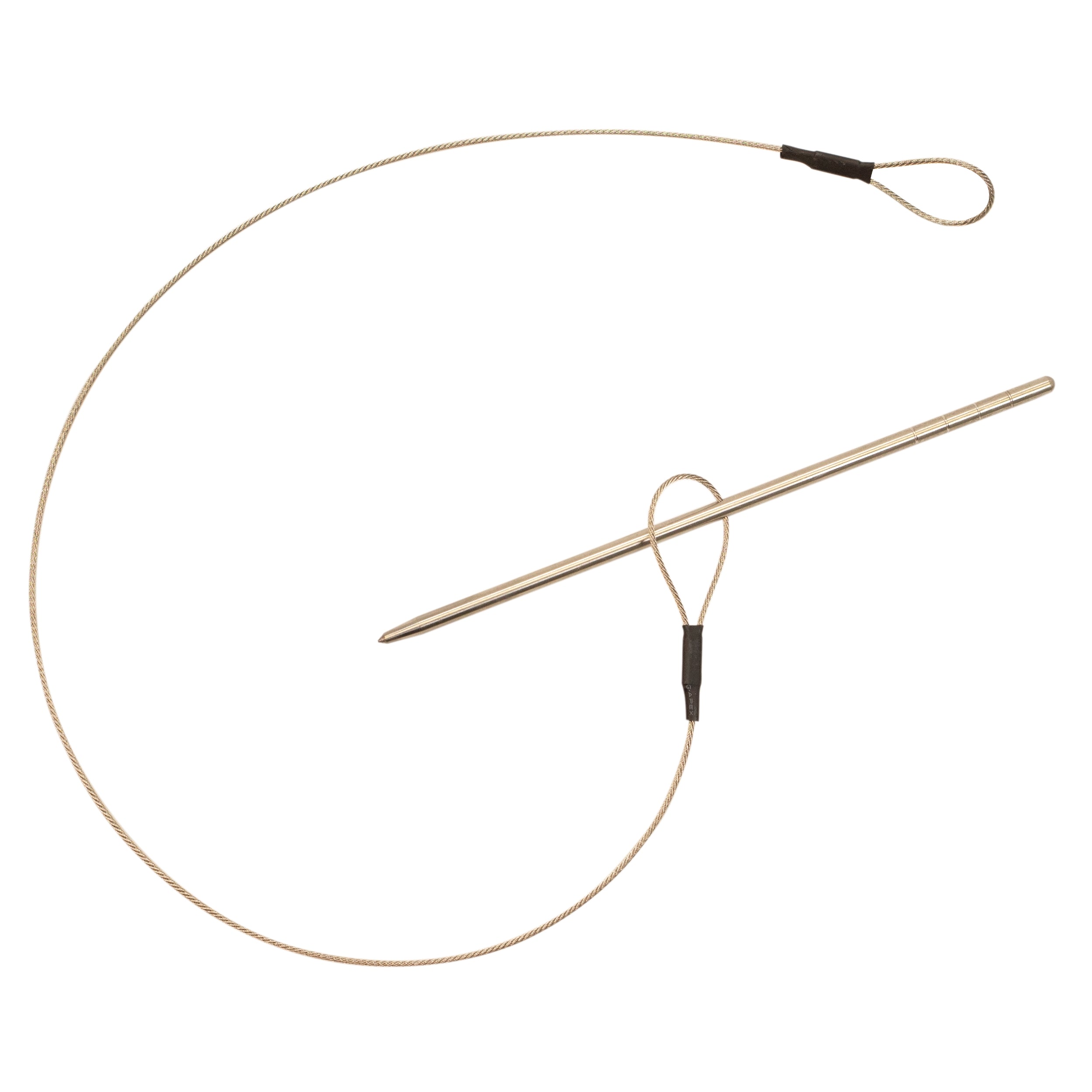 Spearfishing Compact Stainless Steel Fish Stringer Cable & 4.75" Rod