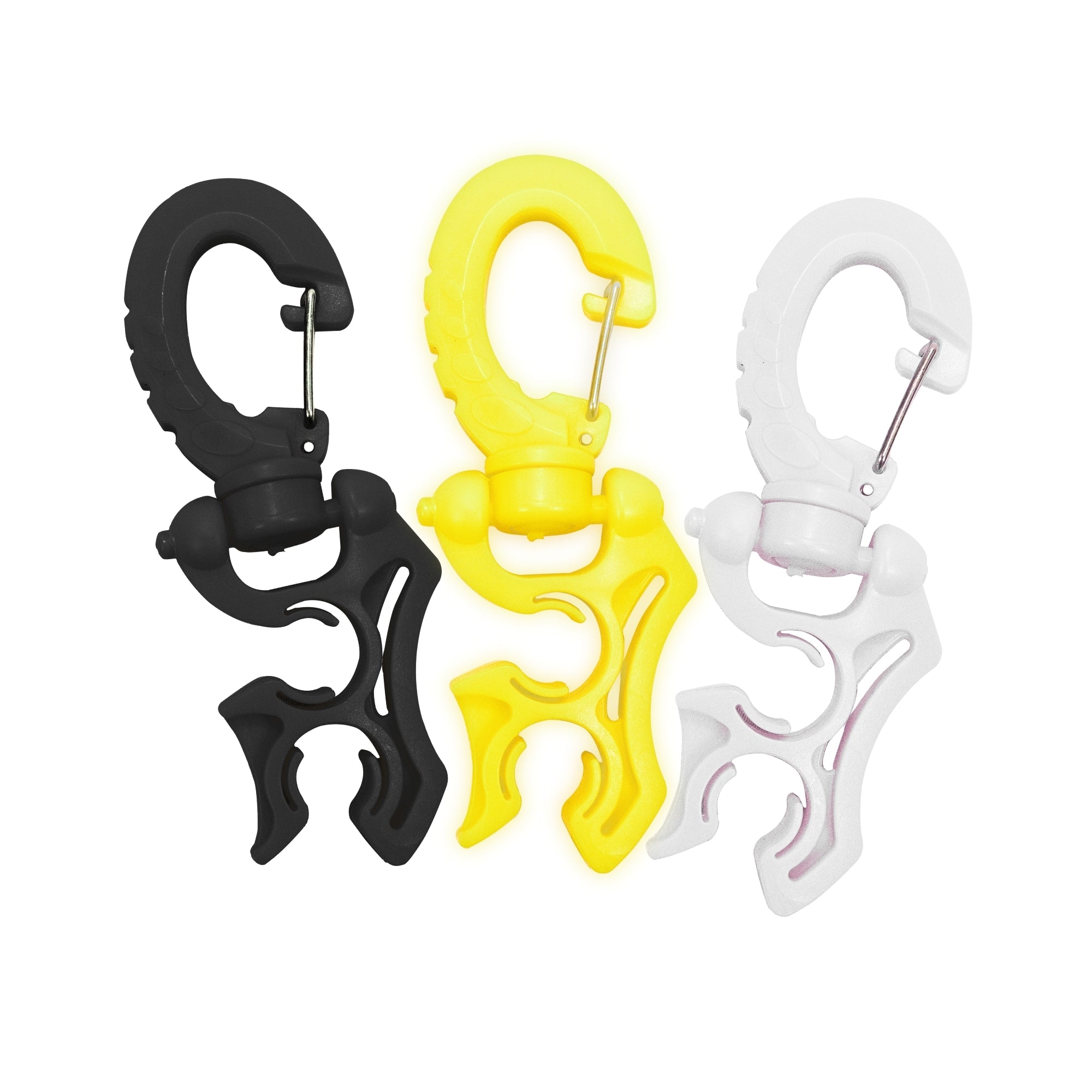 Scuba Choice Double Hose Holder Clip 3 Pack Bundle