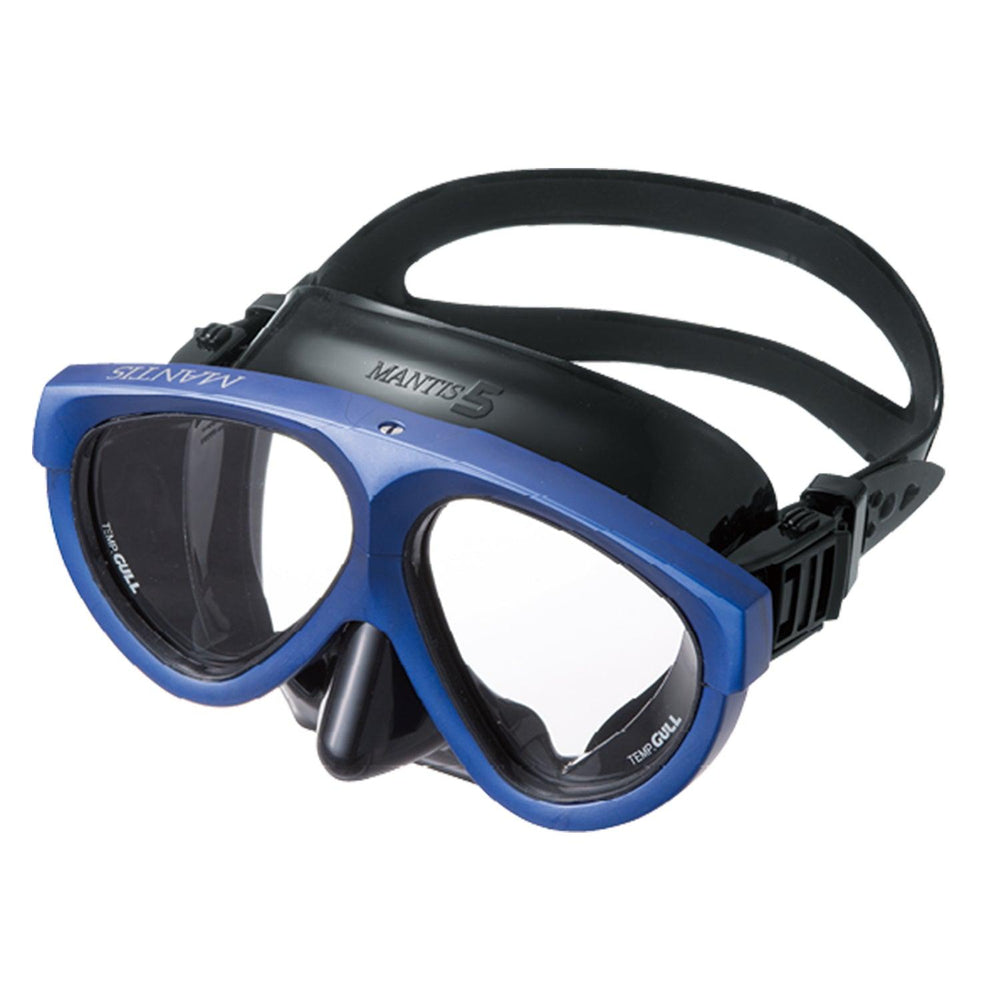 Gull Mantis 5 RX Nearsighted Black/Midnight Blue Dive Mask - Scuba Choice
