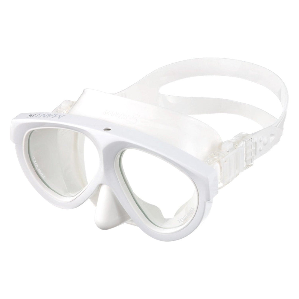 Gull Mantis 5 RX Nearsighted White/White Dive Mask - Scuba Choice