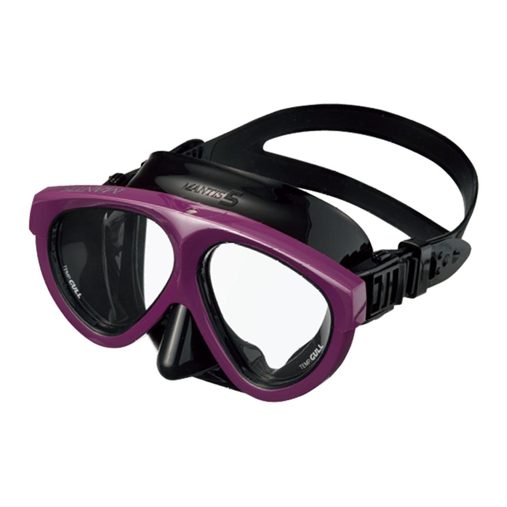 Gull Mantis 5 RX Nearsighted Black/Violet Dive Mask - Scuba Choice