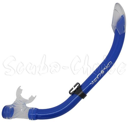 Comocean Youth Kids Purged Snorkeling Snorkel w/ Clear Splash Guard - Scuba Choice