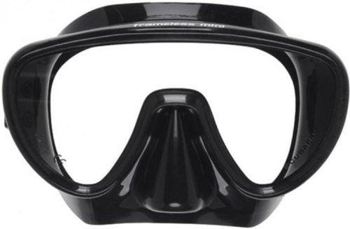 Scubapro Mini Frameless Mask - Black Mask - Black Skirt - Scuba Choice