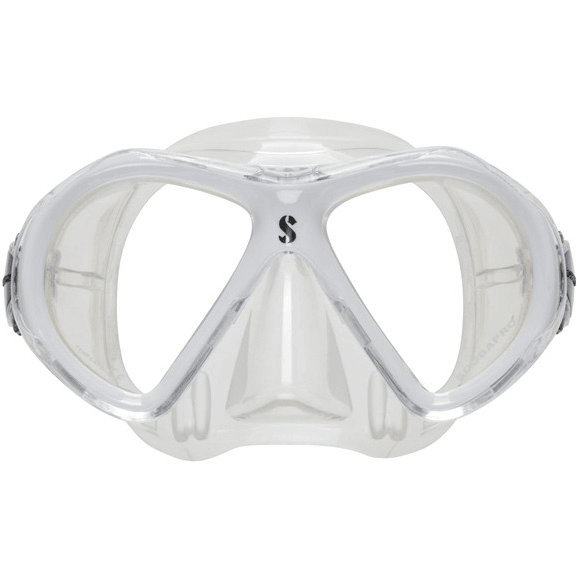 Scubapro Spectra Mini Mask - White Mask - Clear Skirt - Scuba Choice