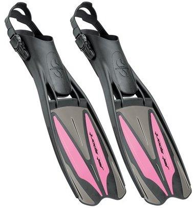 Scubapro Jet Fins Sport Adjustable - Black/GrayPink - Scuba Choice