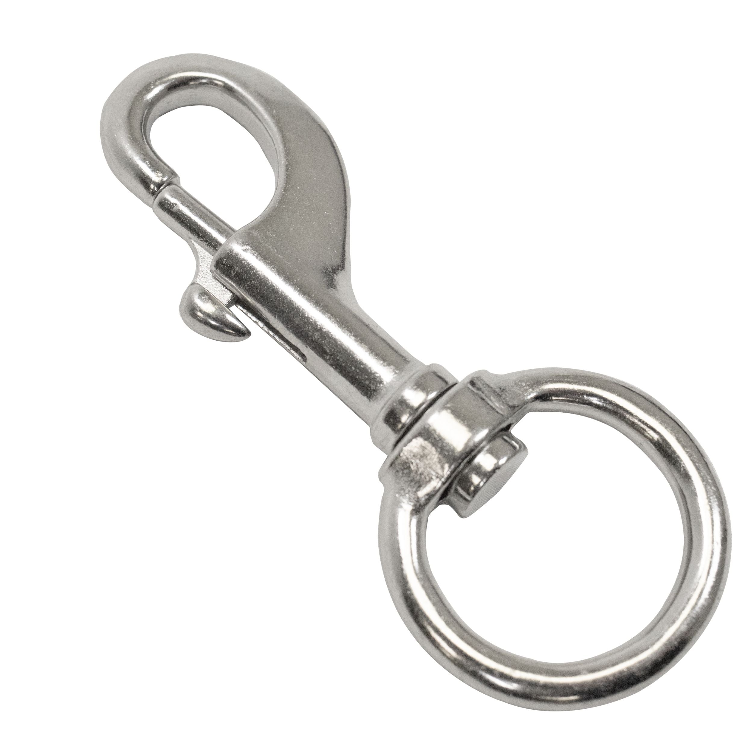 Boat Marine Clip 11.8cm Stainless Steel Swivel Bolt Snap 10mm Opening