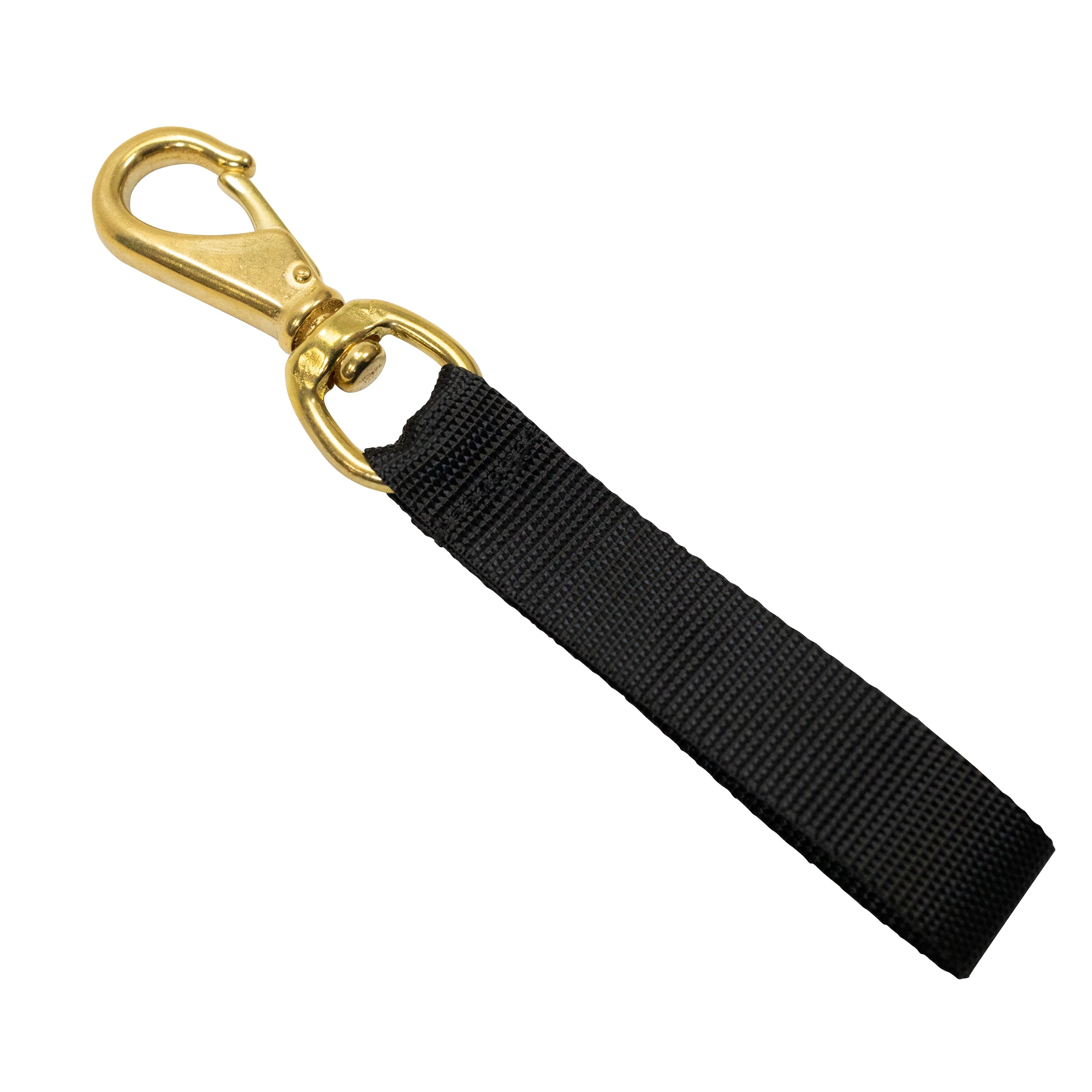 Scuba Diving 3-1/2" Brass Snap with Webbing Strap