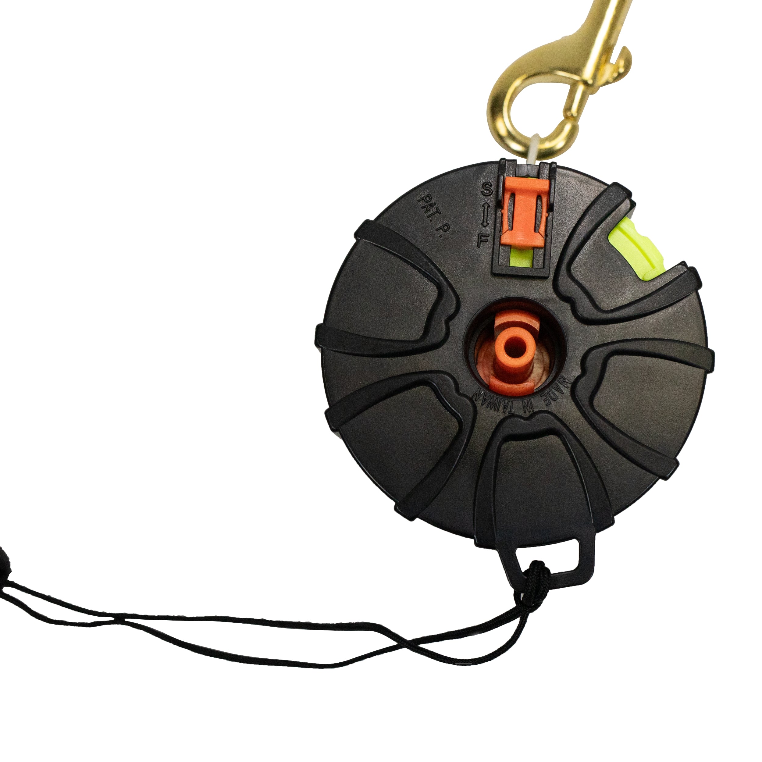 Scuba Dive 100FT Finger Reel Spool w/ Spin/Lock Latch, and Lanyard