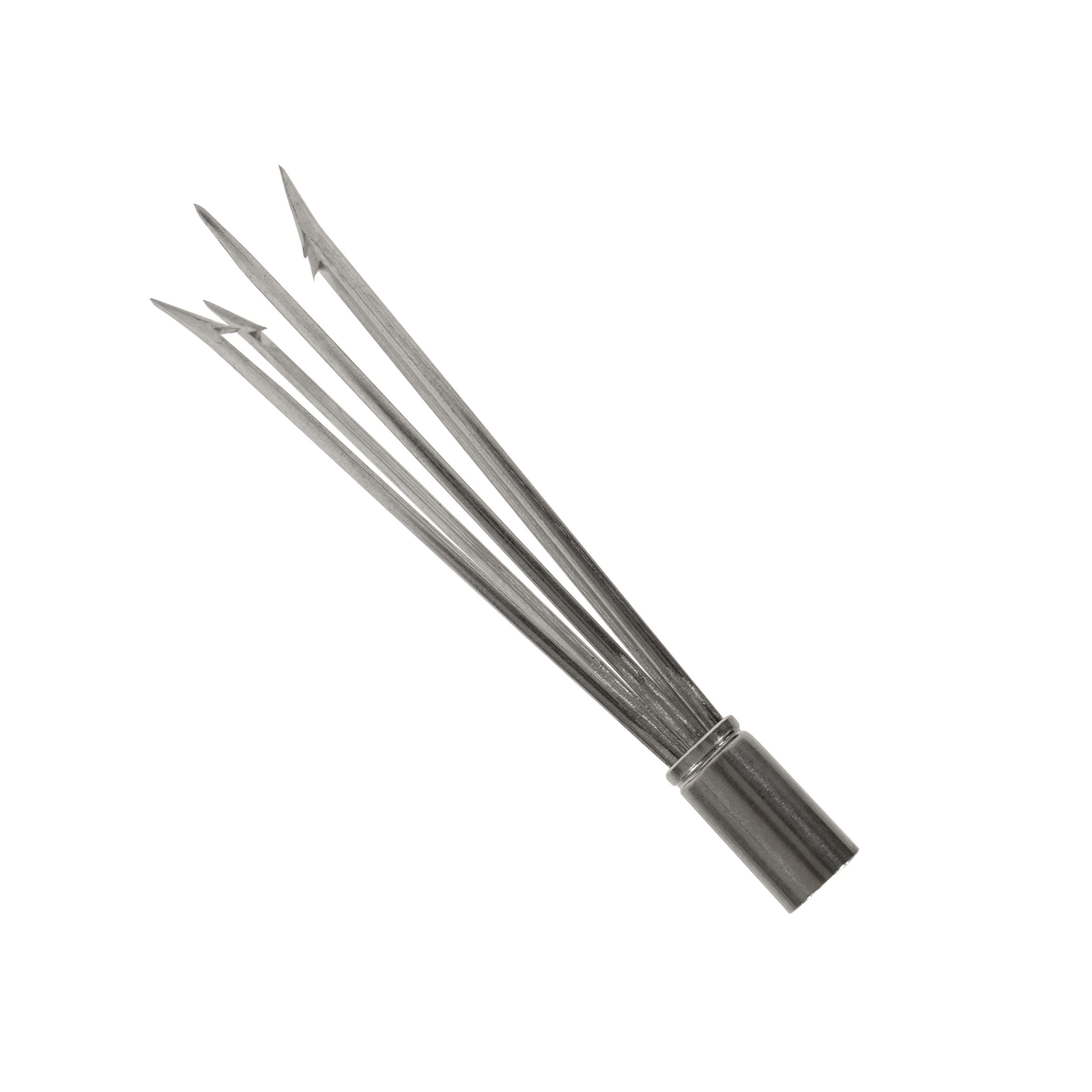 Spearfishing Lionfish 6" Pole Spear Tip 5 Prong Paralyzer w/ Barbs, 7mm