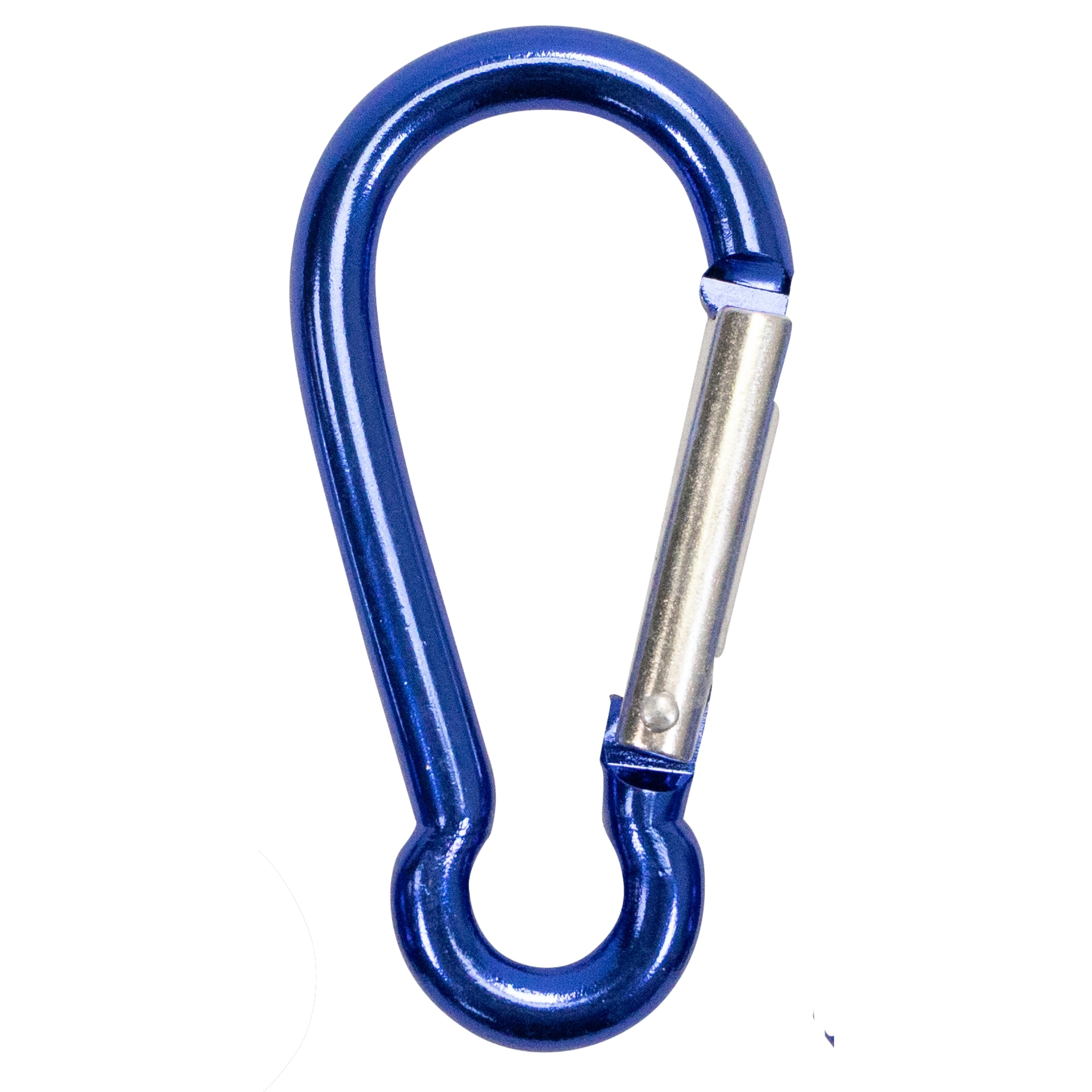 Boat Marine Clip Blue Aluminum Locking Clip Hook Carabiner 2.7", 3pc pack