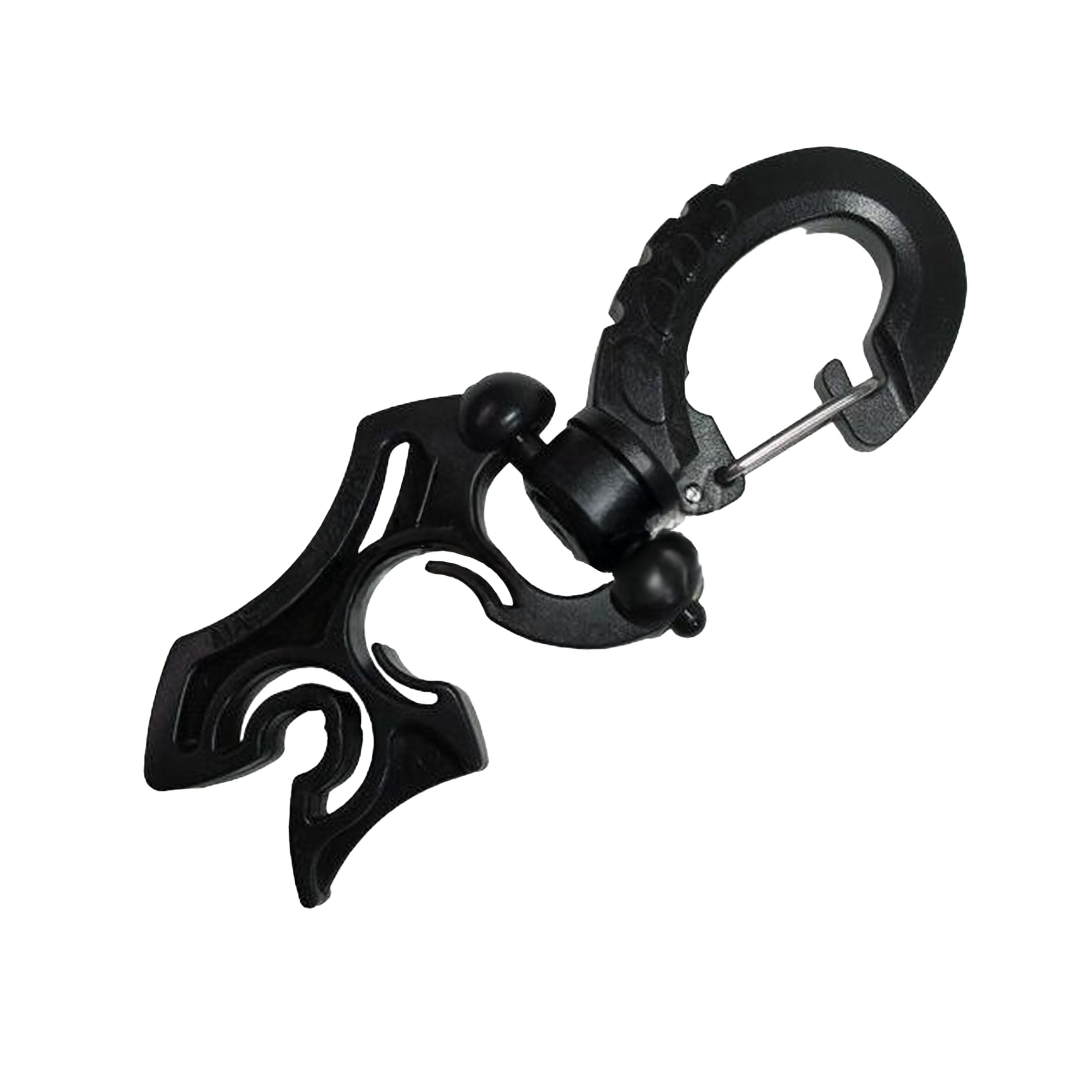 Scuba Diving 2 Sizes Hose Holder with Clip, FIts 1/2" & 1/4" BC Hose