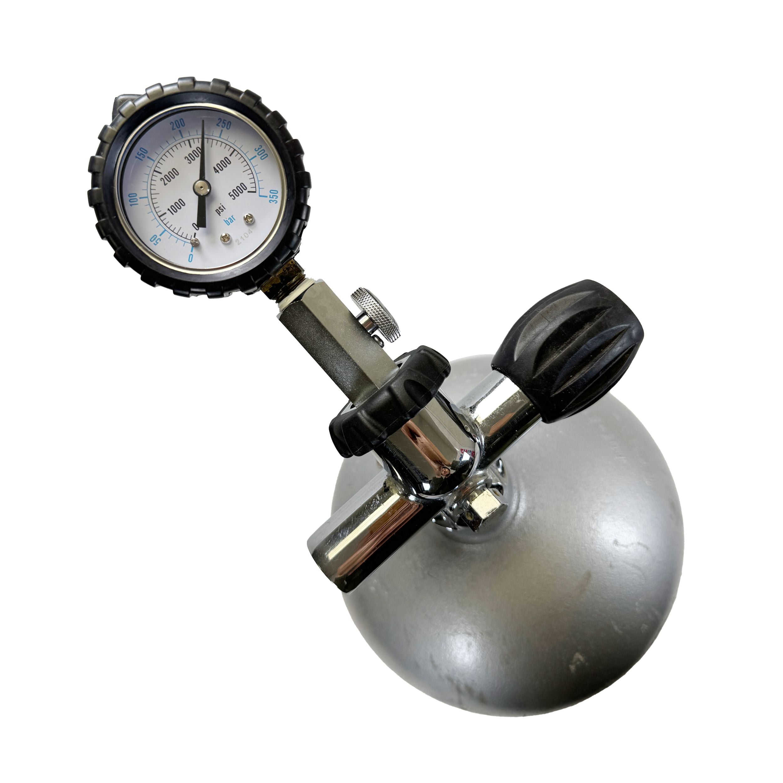 Scuba Choice Diving DIN Tank Pressure Checker 5000 PSI 350 BAR