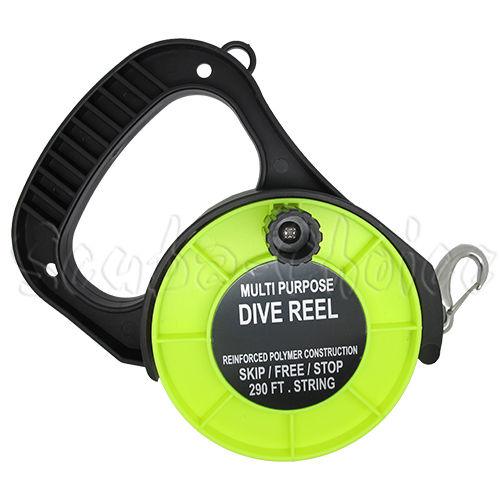 Scuba Choice Diving Multi Purpose Dive Reel 290ft w/ Stop Switch - Scuba Choice