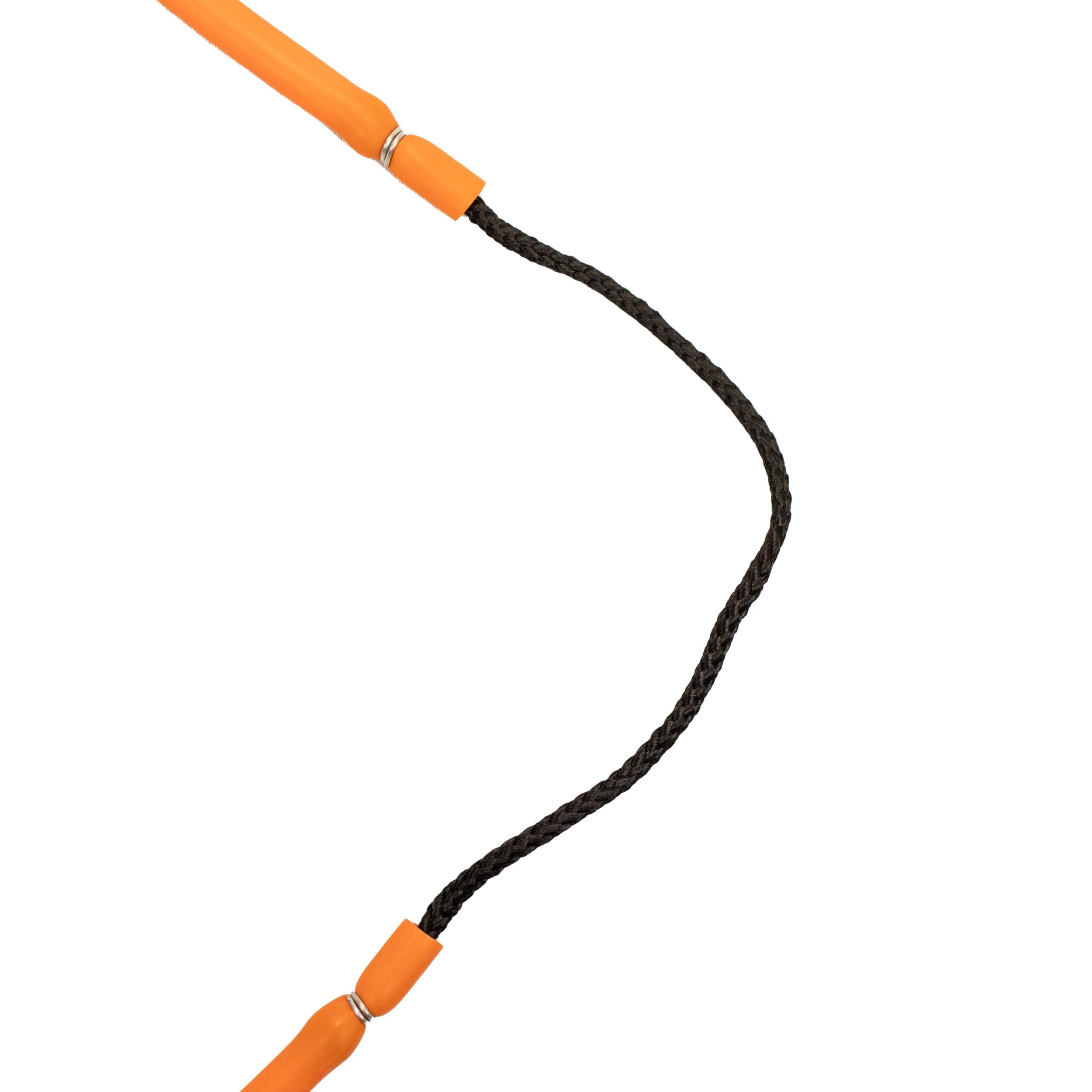 3/8" Orange Rubber Fishing Hand Pole Spear Sling - 28-3/8" Long