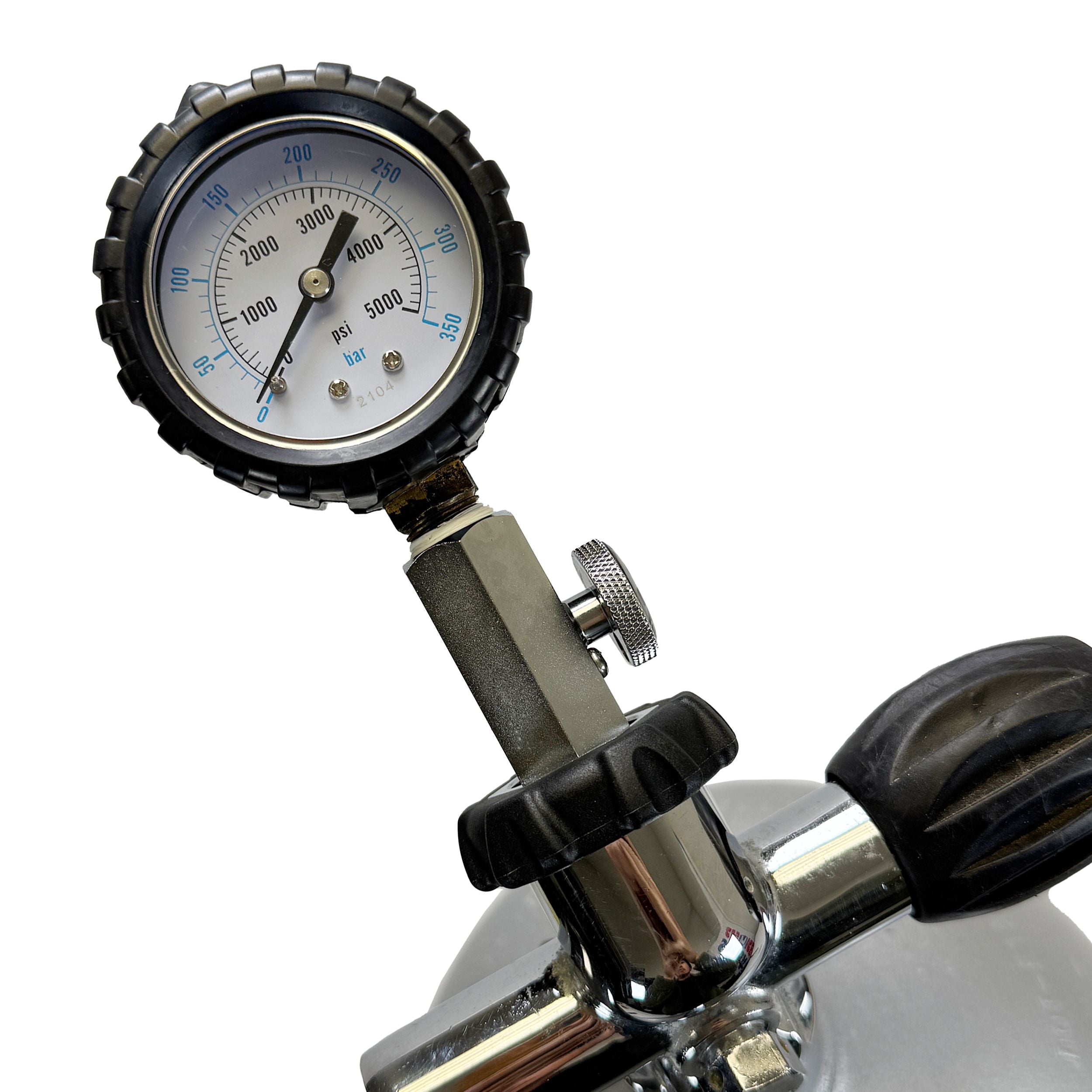 Scuba Choice Diving DIN Tank Pressure Checker 5000 PSI 350 BAR